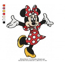 Minnie Mouse 11 Embroidery Designs